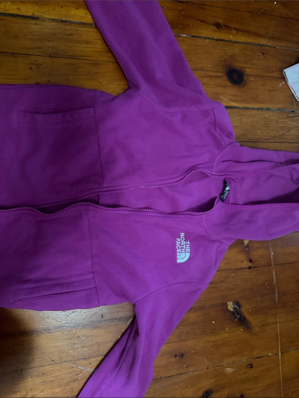 The North Face Women's Magenta Hooded Fleece Jacket